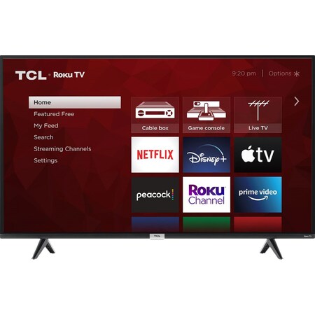 Tcl 65” Class 4 Series 4K UHD Smart Roku TV 65S435